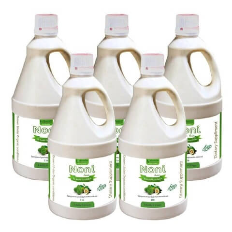 Bhumija Noni Juice (Pack of 5), Natural 1 L Bhumija Noni Juice (Pack of 5), Natural 1 L