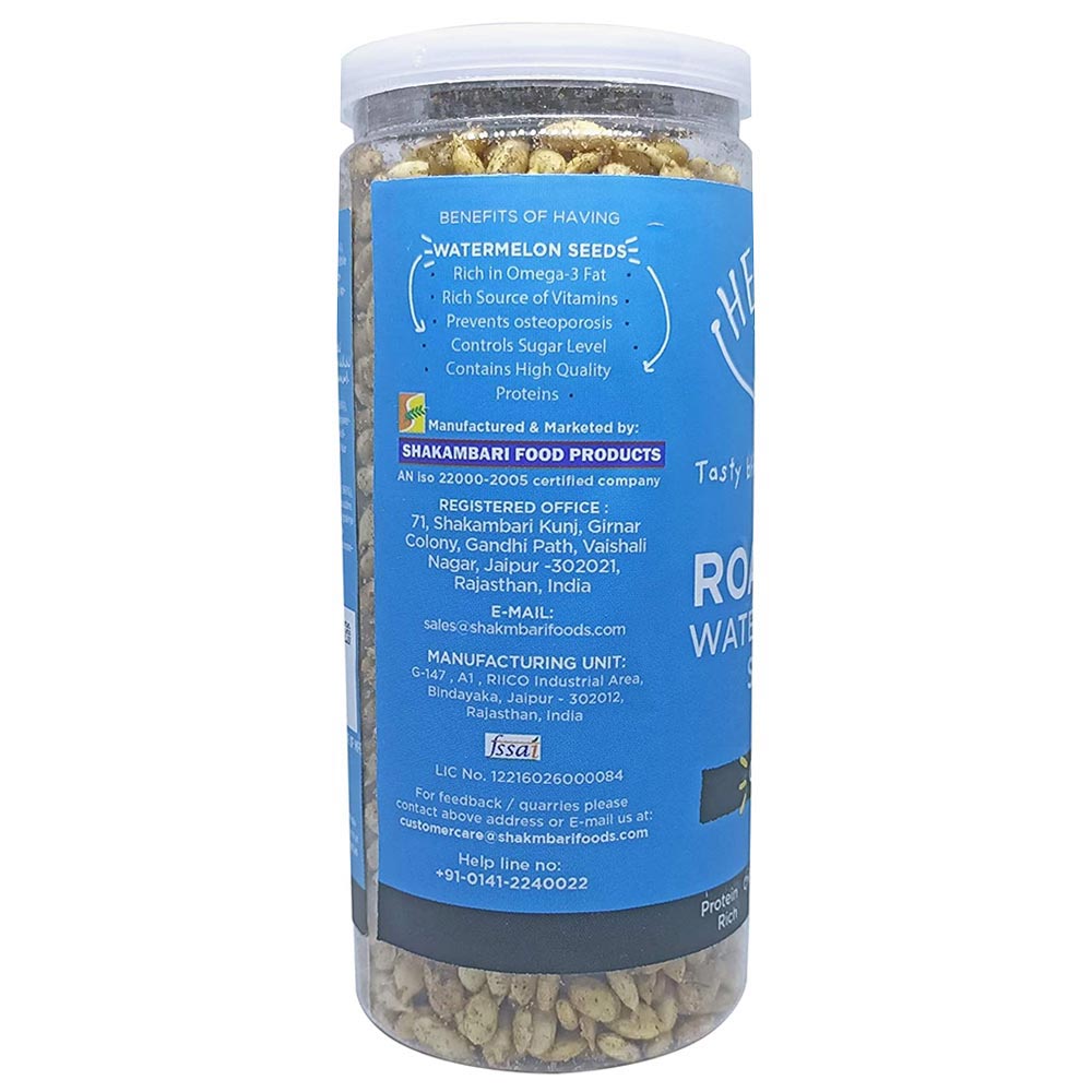 benefits - Healthy Treat Roasted Watermelon Seeds (Pack of 3),  Classic  0.125 kg 