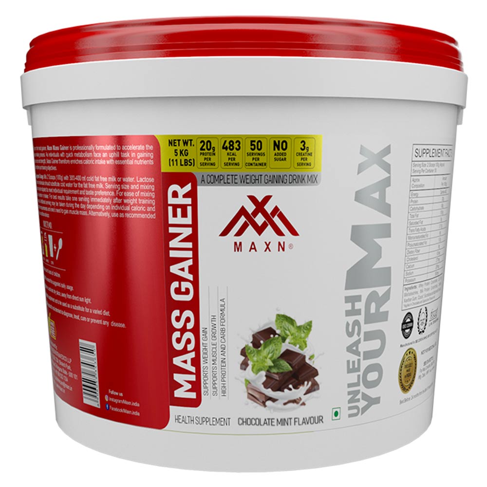 Maxn Mass Gainer,  11 lb  Chocolate Mint 