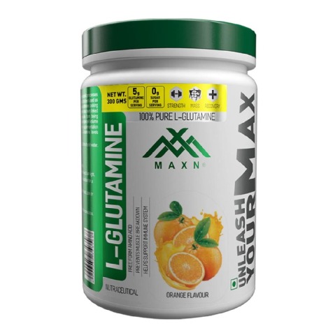 Maxn L Glutamine, 0.66 lb Orange