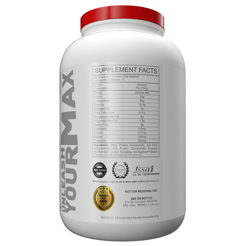 supplementinfo - Maxn Mass Gainer,  3.3 lb  Mango 
