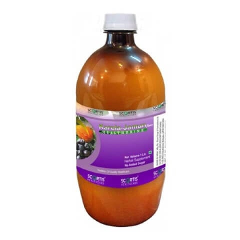 Scortis Karela Jamun Juice, Natural 1 L Scortis Karela Jamun Juice, Natural 1 L