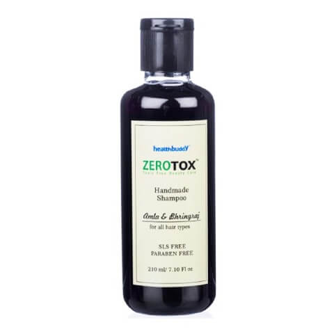 Healthbuddy Zerotox Handmade Shampoo, 210 ml Amla & Bhringraj Healthbuddy Zerotox Handmade Shampoo, 210 ml Amla & Bhringraj