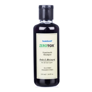 Healthbuddy Zerotox Handmade Shampoo, 210 ml Amla & Bhringraj