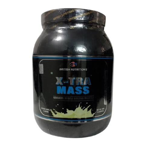 British Nutritions X-Tra Mass, 1.1 lb French Vanilla British Nutritions X-Tra Mass, 1.1 lb French Vanilla