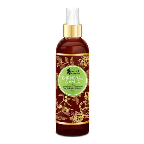10 - Oriental Botanics Cold Pressed Oil,  200 ml  Bhringraj & Amla 