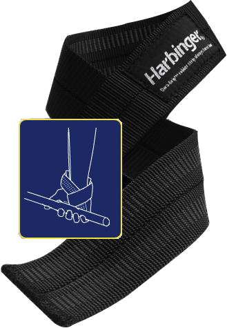 Harbinger Big Grip "No Slip" Pro Lifting Straps (Pair)