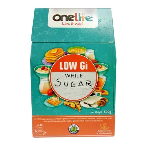3 - OneLife Low GI White Sugar,  0.5 kg  Unflavoured 