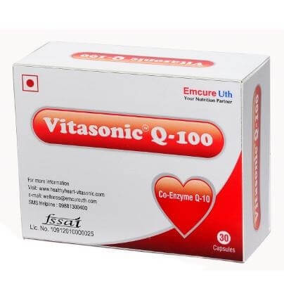 Emcure Uth Vitasonic Q 100, 30 capsules Emcure Uth Vitasonic Q 100, 30 capsules