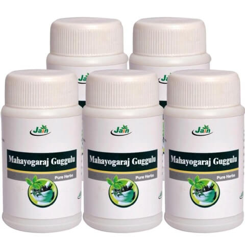Jain Mahayograj Guggulu (Pack of 5), 80 tablet(s) Jain Mahayograj Guggulu (Pack of 5), 80 tablet(s)