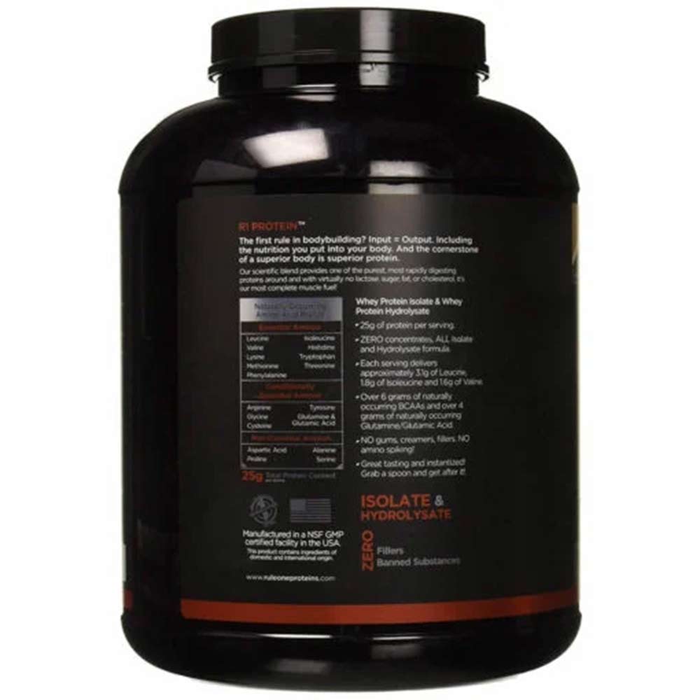 Back - Rule One R1 Protein,  4.85 lb  Chocolate Peanut Butter 