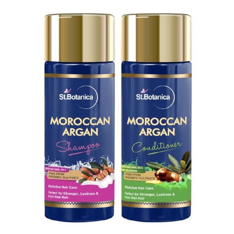 1 - St.Botanica Hair Shampoo & Conditioner Combo Pack,  50 ml  Moroccan Argan 