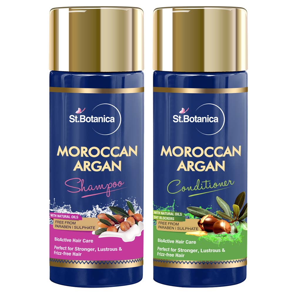 1 - St.Botanica Hair Shampoo & Conditioner Combo Pack,  50 ml  Moroccan Argan 
