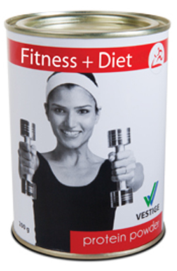 Vestige Fitness+Diet Protein Powder,  0.2 kg  Unflavoured 