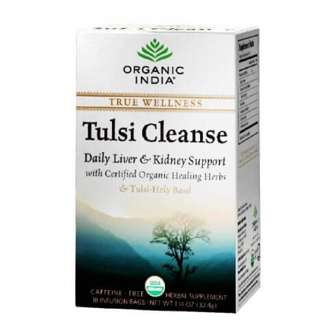 Organic India Tulsi Cleanse Tea, Unflavoured 18 Piece(s)/Pack Organic India Tulsi Cleanse Tea, Unflavoured 18 Piece(s)/Pack