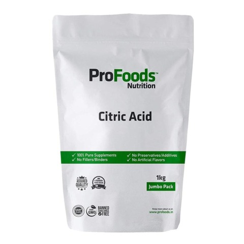 3 - ProFoods Citric Acid Powder,  1 kg 