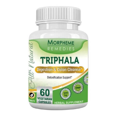 Morpheme Remedies Triphala (500 mg), 60 veggie capsule(s) Morpheme Remedies Triphala (500 mg), 60 veggie capsule(s)
