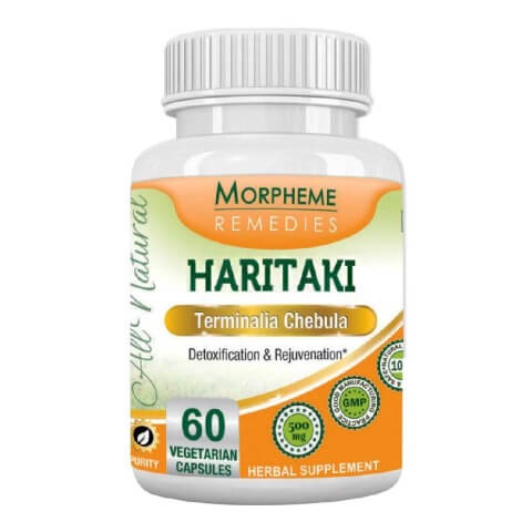 Morpheme Remedies Haritaki (500 mg), 60 veggie capsule(s) Morpheme Remedies Haritaki (500 mg), 60 veggie capsule(s)
