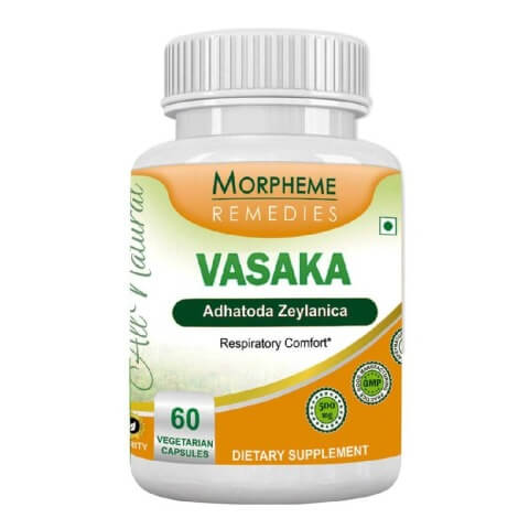 Morpheme Remedies Vasaka (500 mg), 60 veggie capsule(s) Morpheme Remedies Vasaka (500 mg), 60 veggie capsule(s)