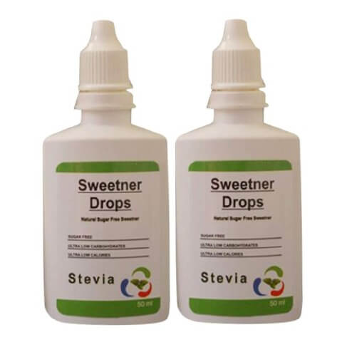 Healthfarm Stevia Sweetner Drops (Pack of 2), 50 ml Healthfarm Stevia Sweetner Drops (Pack of 2), 50 ml
