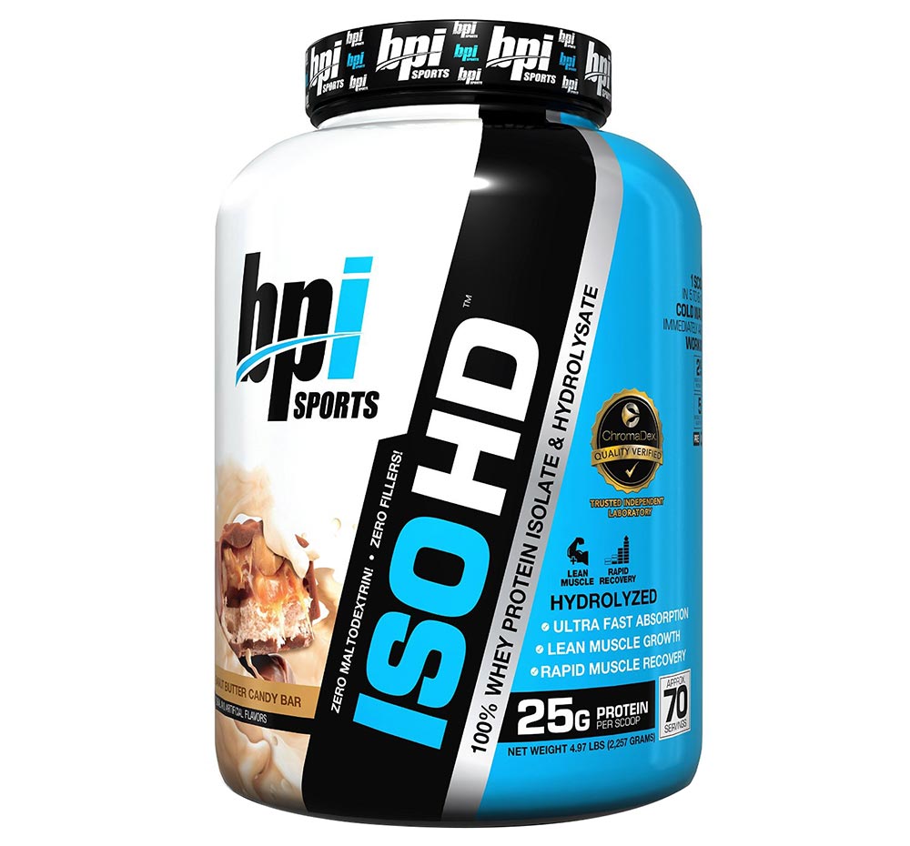 BPI Sports ISO HD,  4.97 lb  Peanut Butter Candy Bar 