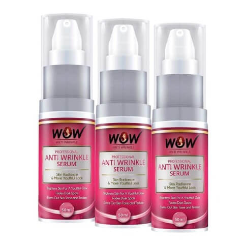 WOW Anti Wrinkle Serum (Pack of 3), 50 ml Anti Wrinkle WOW Anti Wrinkle Serum (Pack of 3), 50 ml Anti Wrinkle
