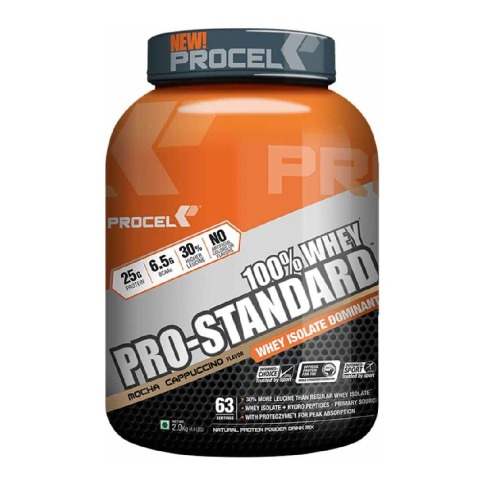 Procel 100% Whey Pro Standard,  4.4 lb  Mocha Cappuccino 