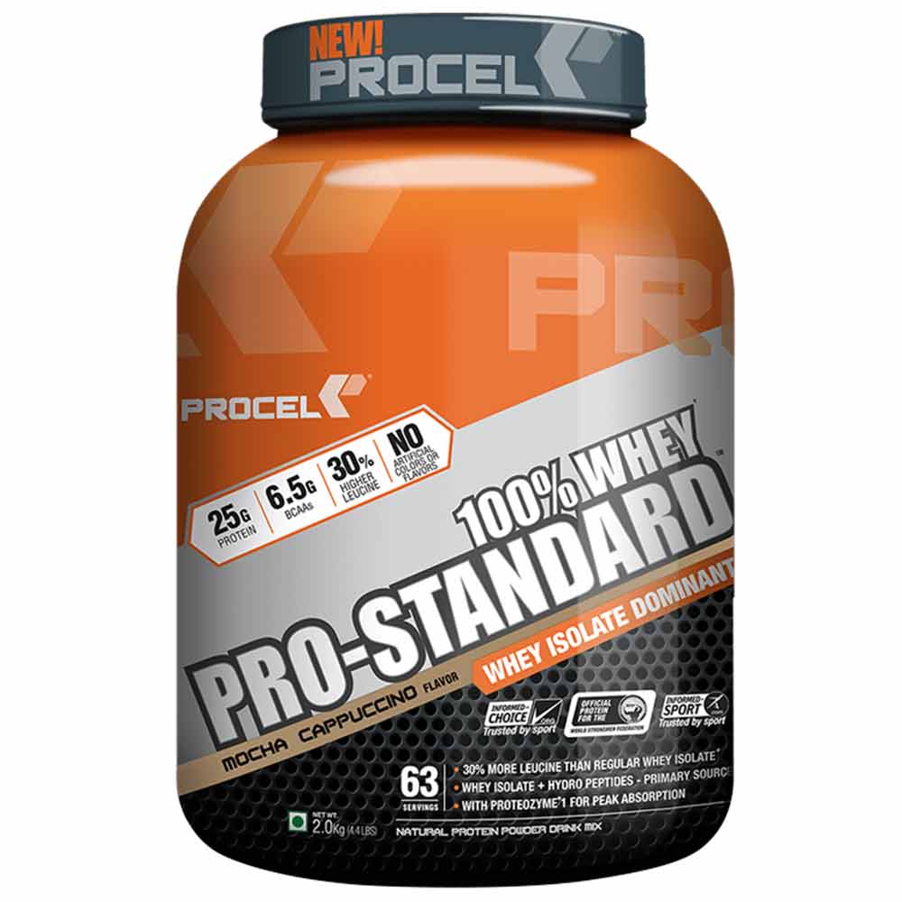 Procel 100% Whey Pro Standard,  4.4 lb  Mocha Cappuccino 