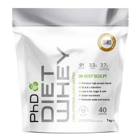 PhD Diet Whey,  2.2 lb  Salted Caramel 