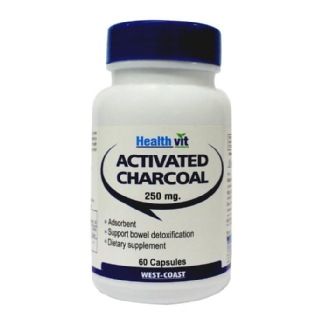 Healthvit Activated Charcoal 250mg, 60 capsules