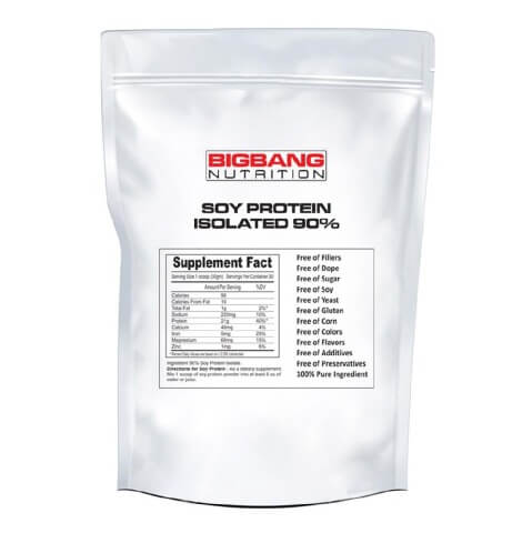 BigBang Nutrition Soy Protein Isolated 90%, 2 lb Unflavoured BigBang Nutrition Soy Protein Isolated 90%, 2 lb Unflavoured