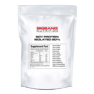 BigBang Nutrition Soy Protein Isolated 90%, 2 Lb Unflavoured
