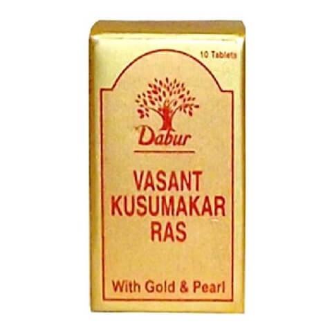 Dabur Vasant Kusumakar Ras with Gold & Pearl,  100 tablet(s) 