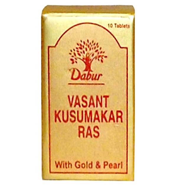 Dabur Vasant Kusumakar Ras with Gold & Pearl,  100 tablet(s) 