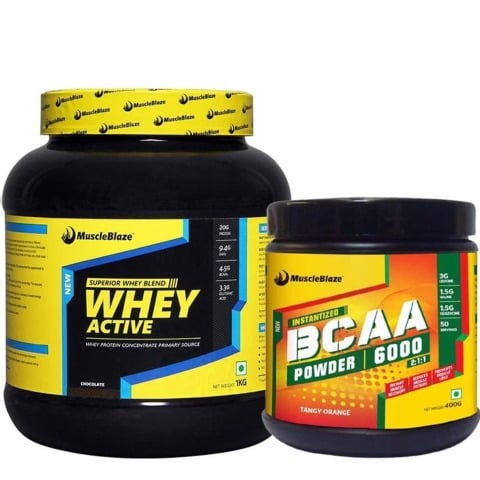 MuscleBlaze Whey + BCAA Stack (Whey Active) MuscleBlaze Whey + BCAA Stack (Whey Active)