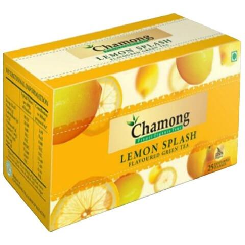 Chamong Green Tea, 25 Piece(s)/Pack Lemon Splash
