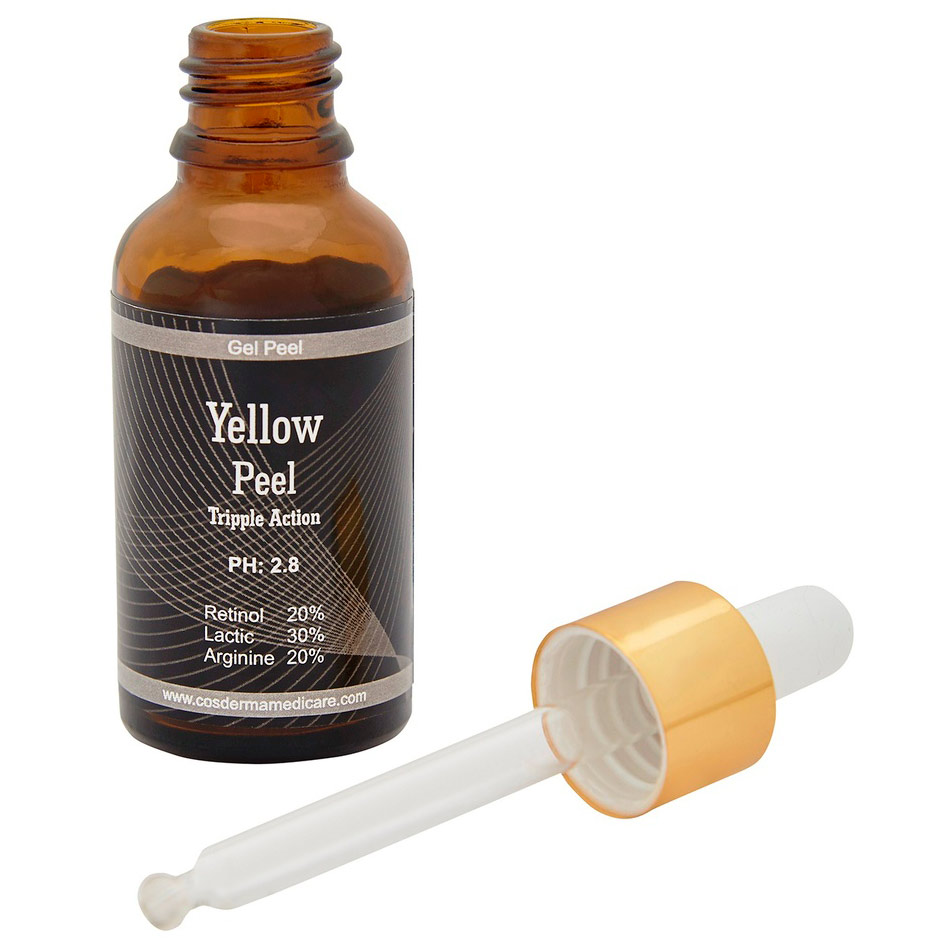 Cosderma Yellow Peel Tripple Action,  30 ml  Skin Whitening,Anti ageing 