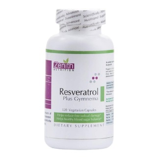 Zenith Nutrition Resveratrol Plus Gymnema, 120 capsules