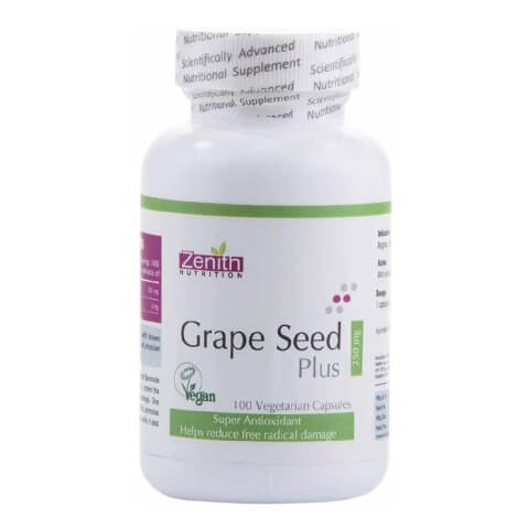 Zenith Nutrition Grape Seed Plus (250mg), 100 veggie capsule(s) Zenith Nutrition Grape Seed Plus (250mg), 100 veggie capsule(s)