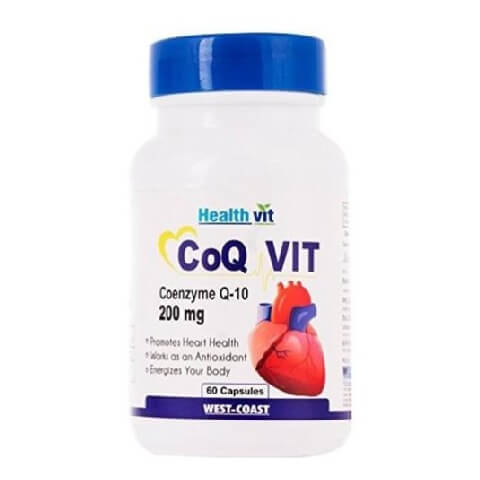 Healthvit CoQ Vit Coenzyme Q-10 (200 mg), 60 capsules Healthvit CoQ Vit Coenzyme Q-10 (200 mg), 60 capsules
