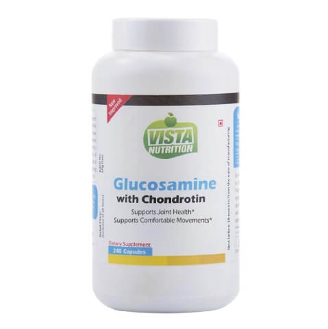 Vista Nutrition Glucosamine with Chondroitin, 240 capsules Vista Nutrition Glucosamine with Chondroitin, 240 capsules