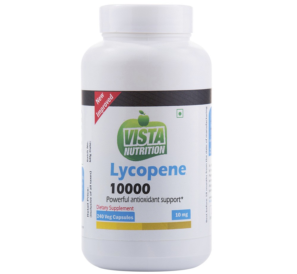 Vista Nutrition Lycopene - 10000,  240 capsules 