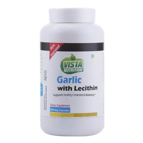 Vista Nutrition Garlic With Lecithin, 300 capsules Vista Nutrition Garlic With Lecithin, 300 capsules