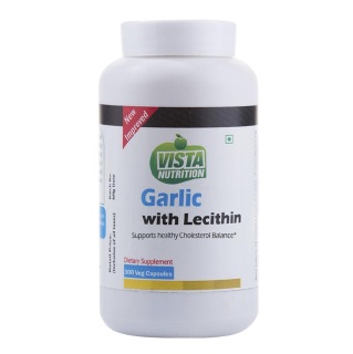 Vista Nutrition Garlic With Lecithin, 300 capsules