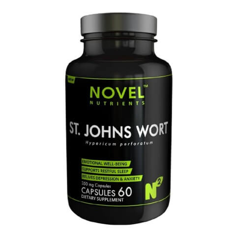 Novel Nutrients St. John Worts (350 mg), 60 capsules Novel Nutrients St. John Worts (350 mg), 60 capsules