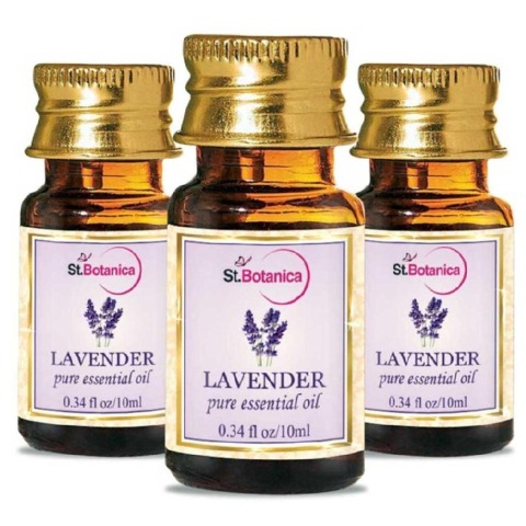 St.Botanica Pure Essential Oil, 10 ml Lavender - Pack of 3 St.Botanica Pure Essential Oil, 10 ml Lavender - Pack of 3