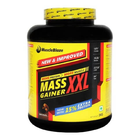 MuscleBlaze Mass Gainer XXL, 6.6 lb Chocolate old