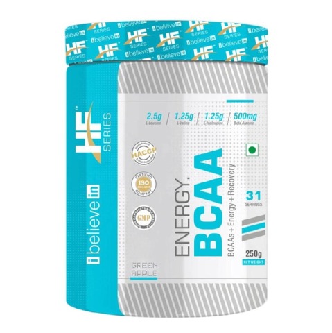 HF Series Energy BCAA, 0.55 lb 31 Servings Green Apple