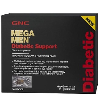 GNC Mega Men Diabetic Support, 30 Piece(s)/Pack