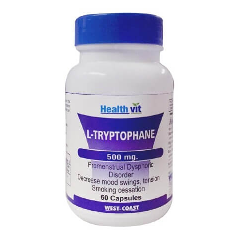 Healthvit L- Tryptophane 500mg, 60 capsules Healthvit L- Tryptophane 500mg, 60 capsules